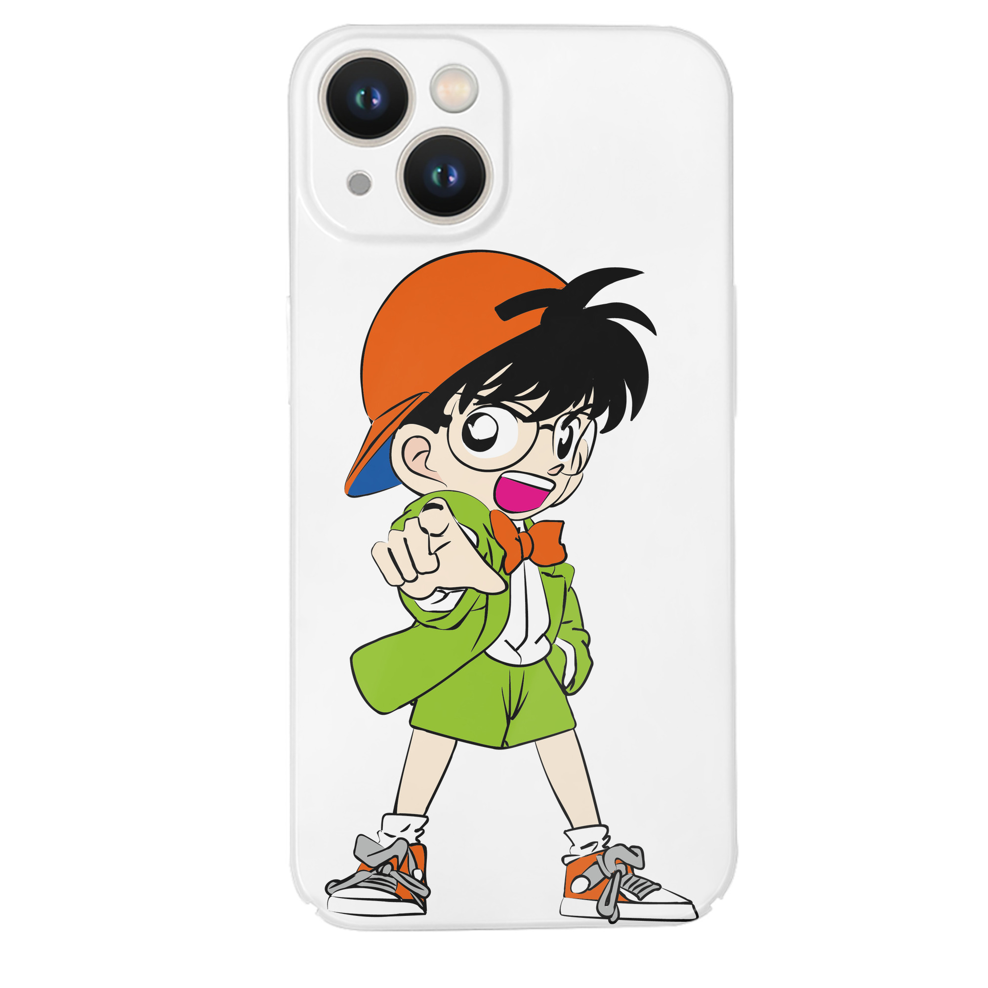 （画像用） 名探偵コナン 江戸川 コナン Detective Conan Conan Edogawa 【iPhone 14シリーズ対応】ハードケース